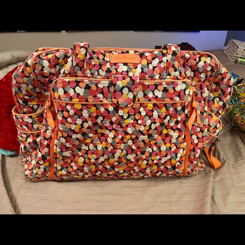 Vera Bradley weekender/diaper bag brand new